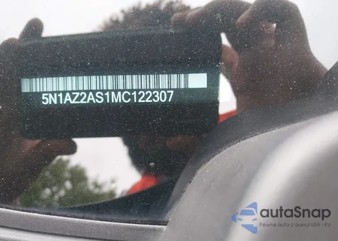 2021 Nissan Murano S Intelligent Awd from USA, damaged, VIN 5N1AZ2AS1MC122307